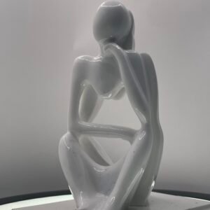 Figura Decorativa "Espejo Blanco"
